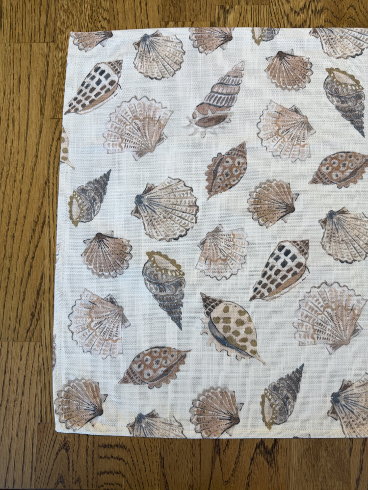 Tischsets Muscheln Beige img_7815
