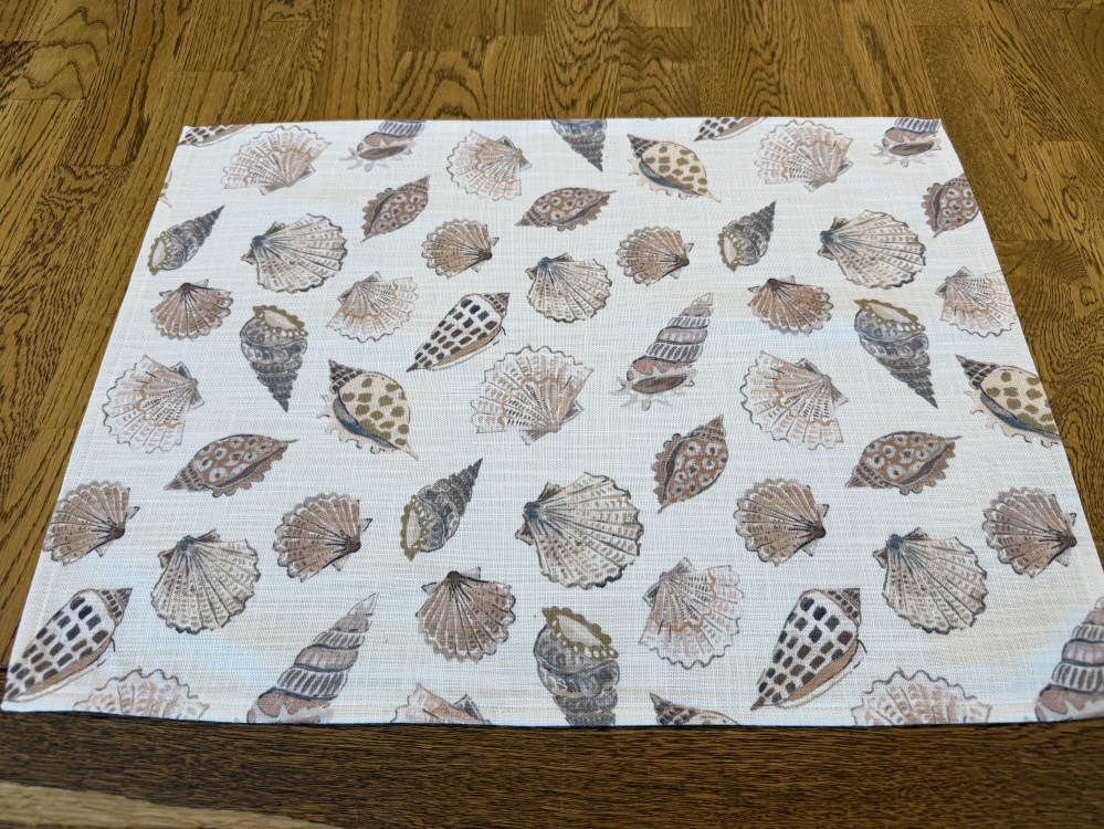 Tischsets Muscheln Beige img_7819