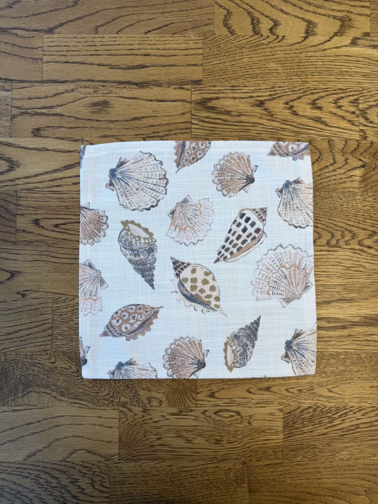 Untersetzer - Muscheln Beige 23cm img_7822