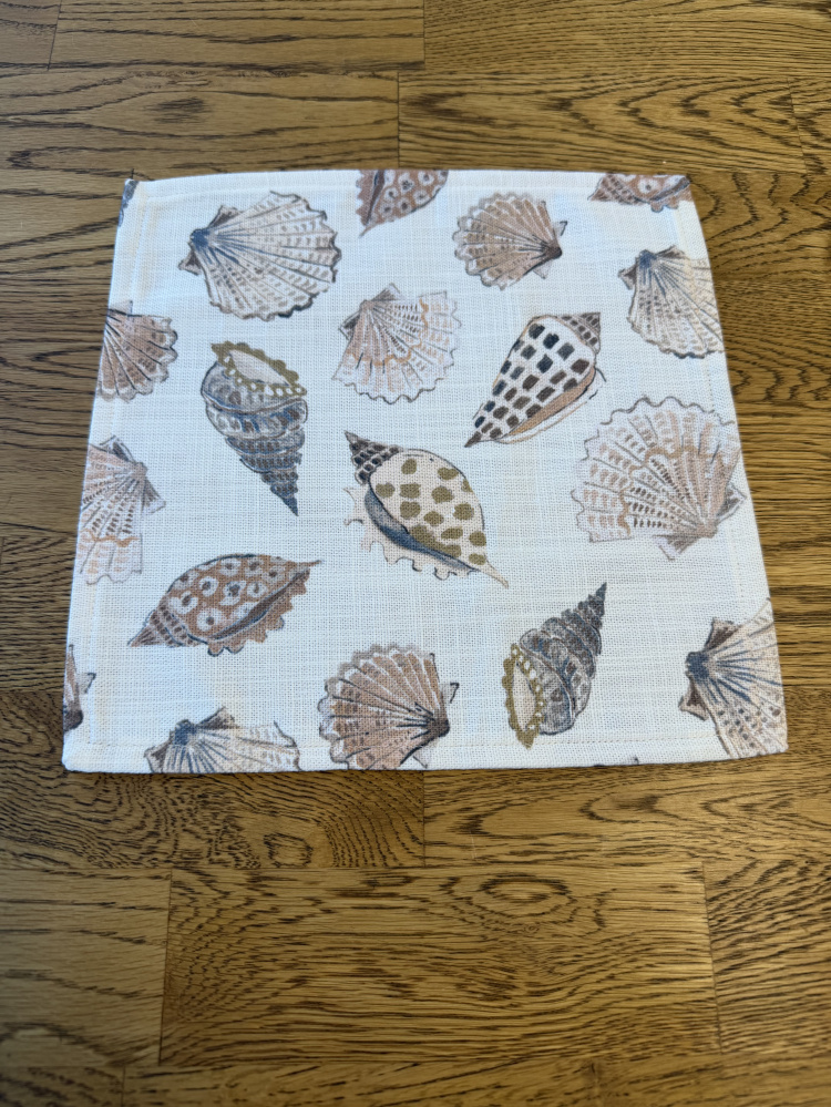 Untersetzer - Muscheln Beige 23cm img_7823